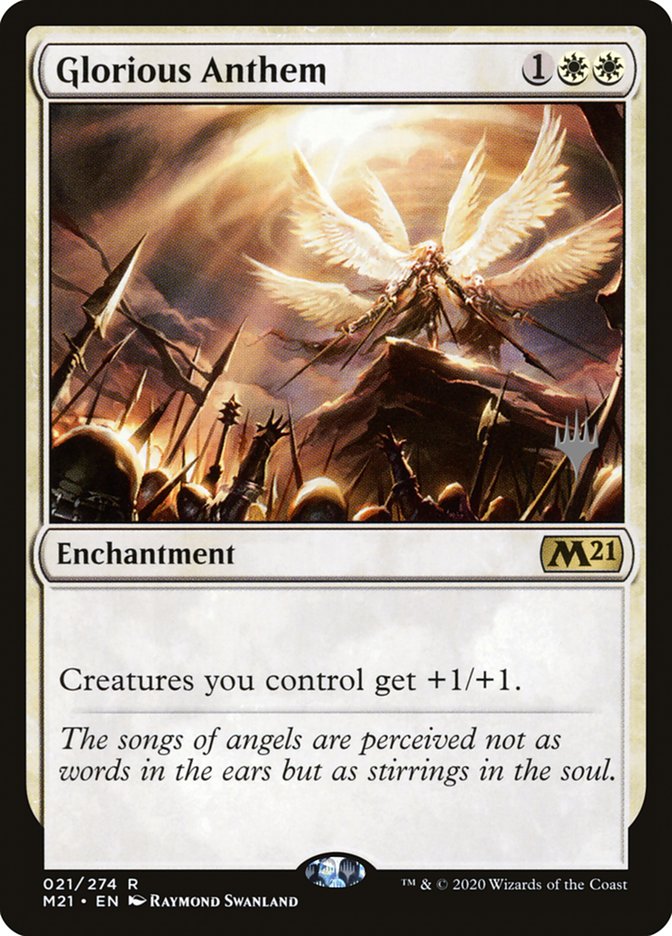 Glorious Anthem (Promo Pack) [Core Set 2021 Promos] - Magic: The Gathering - Card Brawlers | Quebec | Canada |