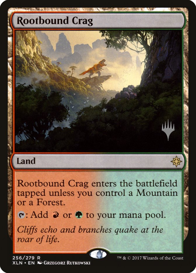 Rootbound Crag (Promo Pack) [Ixalan Promos] - Magic: The Gathering - Card Brawlers | Quebec | Canada |