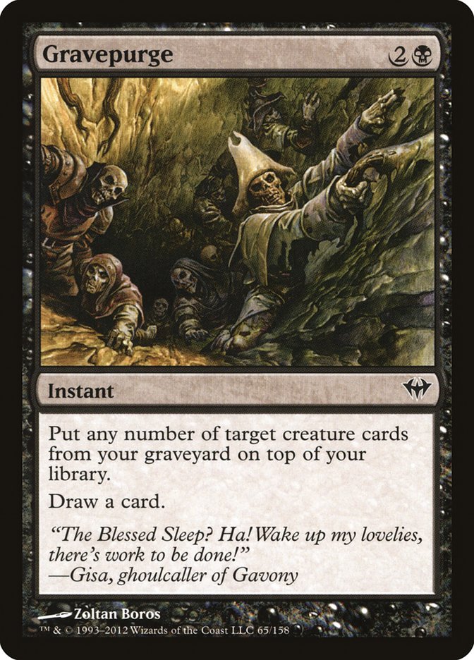 Gravepurge [Dark Ascension] - Magic: The Gathering - Card Brawlers | Quebec | Canada |