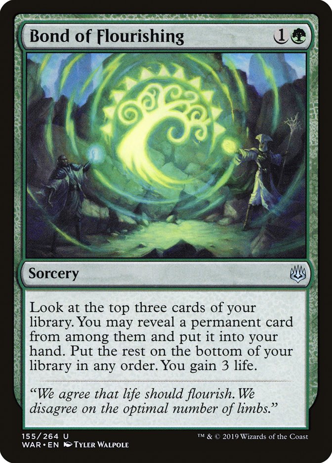 Bond of Flourishing [War of the Spark] - Magic: The Gathering - Card Brawlers | Quebec | Canada |