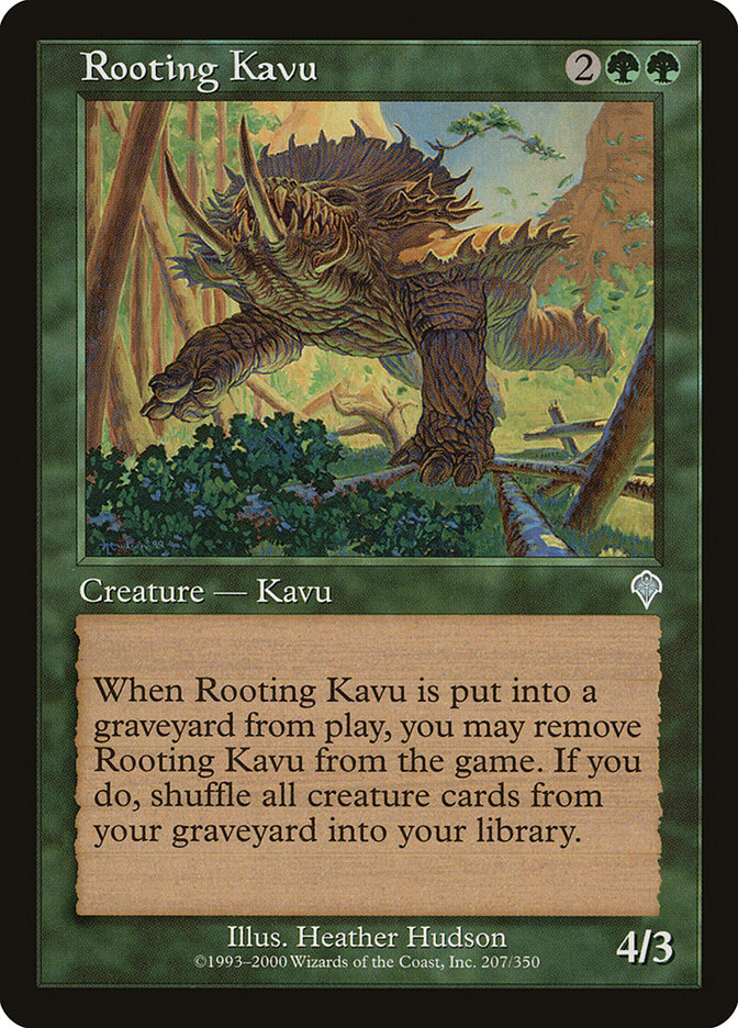 Rooting Kavu [Invasion] - Magic: The Gathering - Card Brawlers | Quebec | Canada |