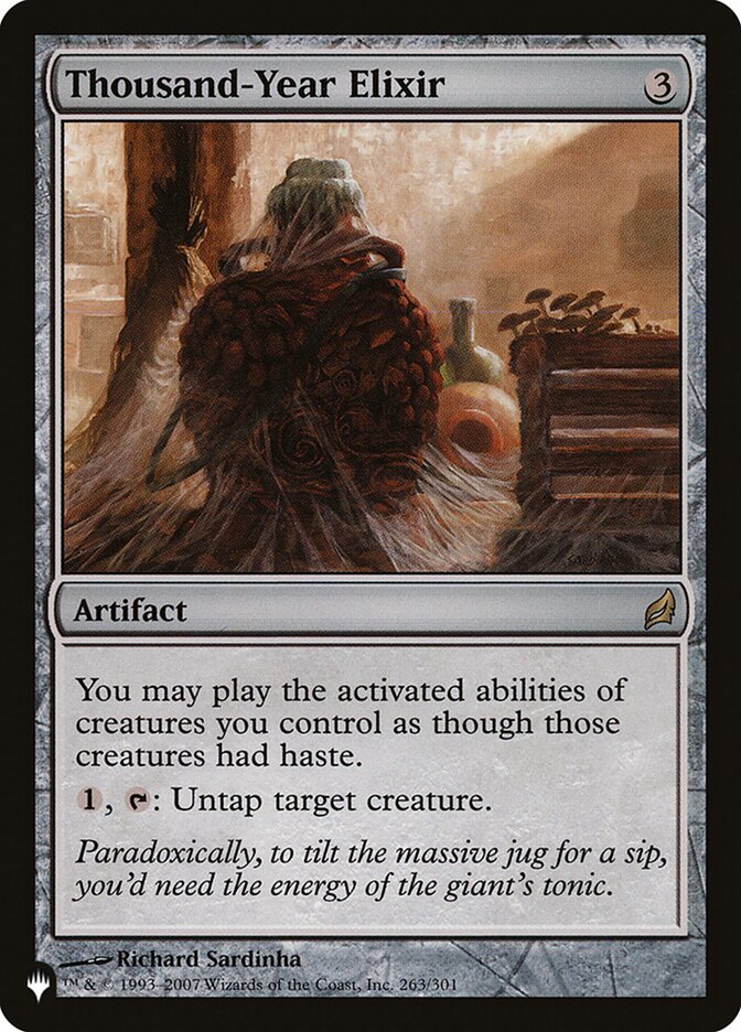 Thousand-Year Elixir [The List] - Magic: The Gathering - Card Brawlers | Quebec | Canada |
