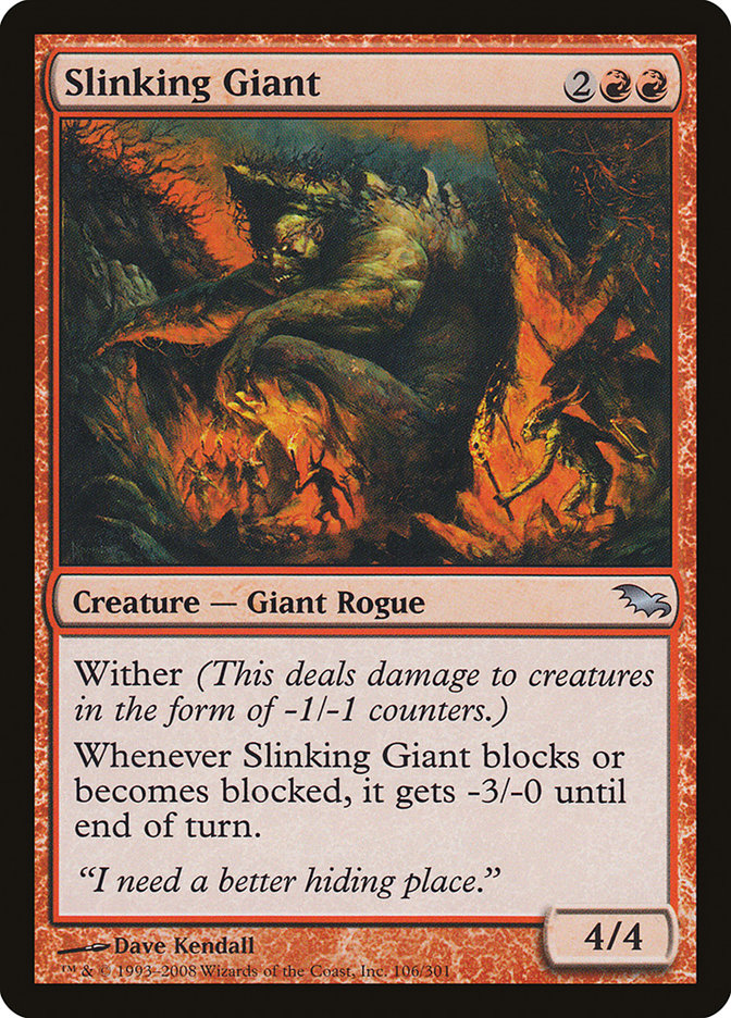 Slinking Giant [Shadowmoor] - Magic: The Gathering - Card Brawlers | Quebec | Canada |