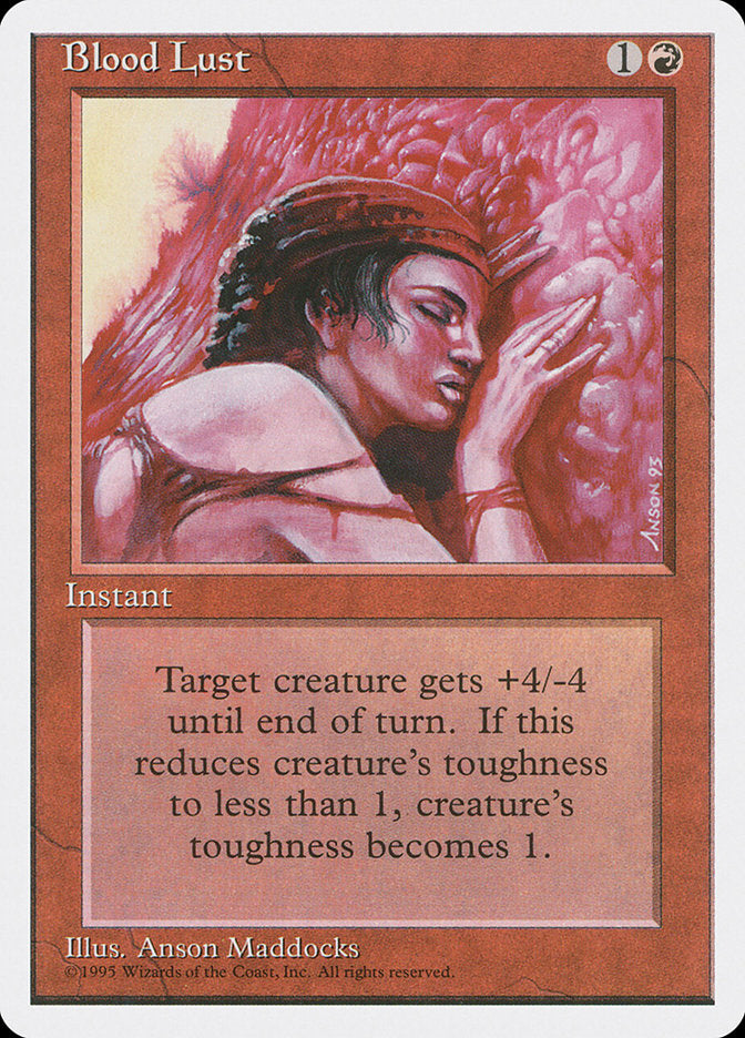Blood Lust [Fourth Edition] - Magic: The Gathering - Card Brawlers | Quebec | Canada |