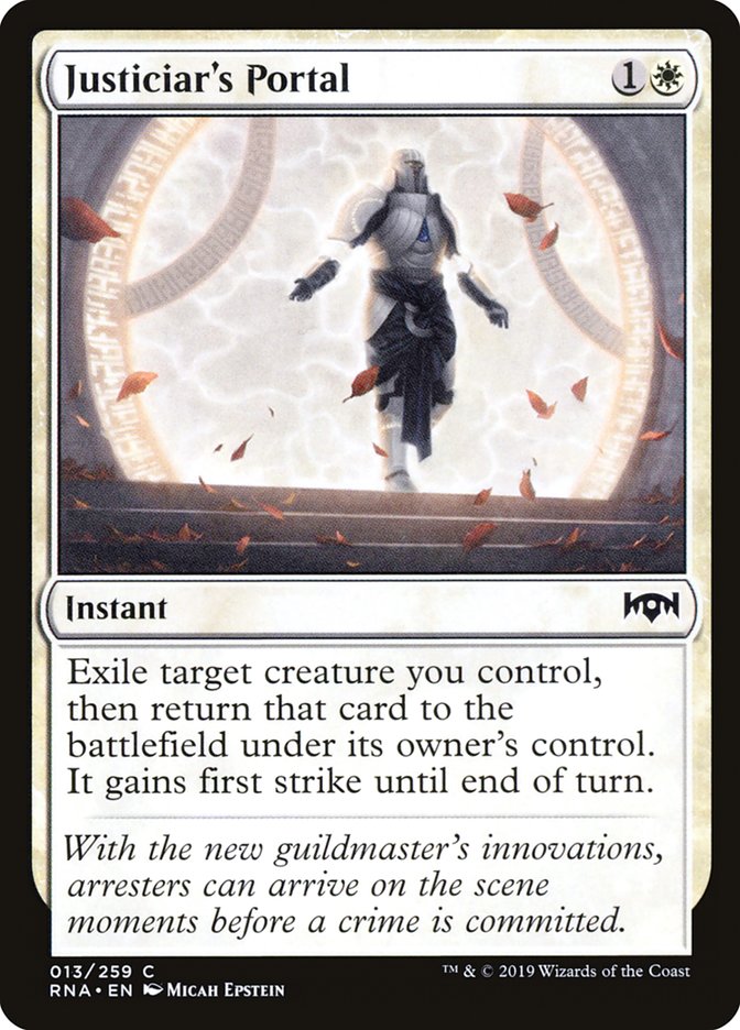 Justiciar's Portal [Ravnica Allegiance] - Magic: The Gathering - Card Brawlers | Quebec | Canada |
