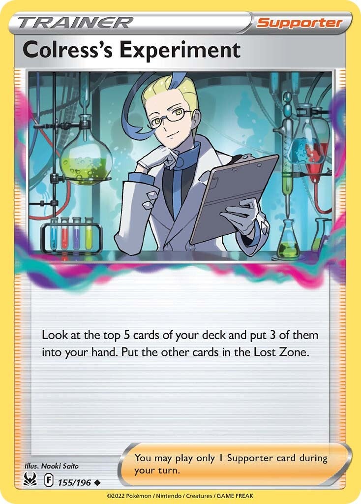 Colress's Experiment (155/196) [Sword & Shield: Lost Origin] - Pokémon - Card Brawlers | Quebec | Canada |
