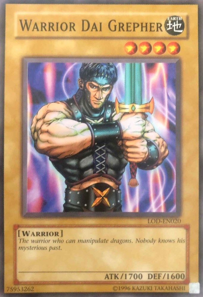 Warrior Dai Grepher [LOD-EN020] Common - Yu-Gi-Oh! - Card Brawlers | Quebec | Canada |