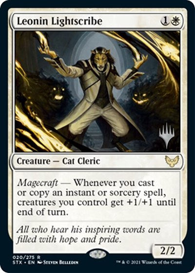 Leonin Lightscribe (Promo Pack) [Strixhaven: School of Mages Promos] - Magic: The Gathering - Card Brawlers | Quebec | Canada |