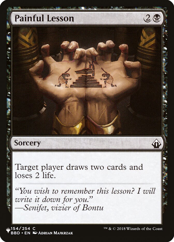 Painful Lesson [The List] - Magic: The Gathering - Card Brawlers | Quebec | Canada |