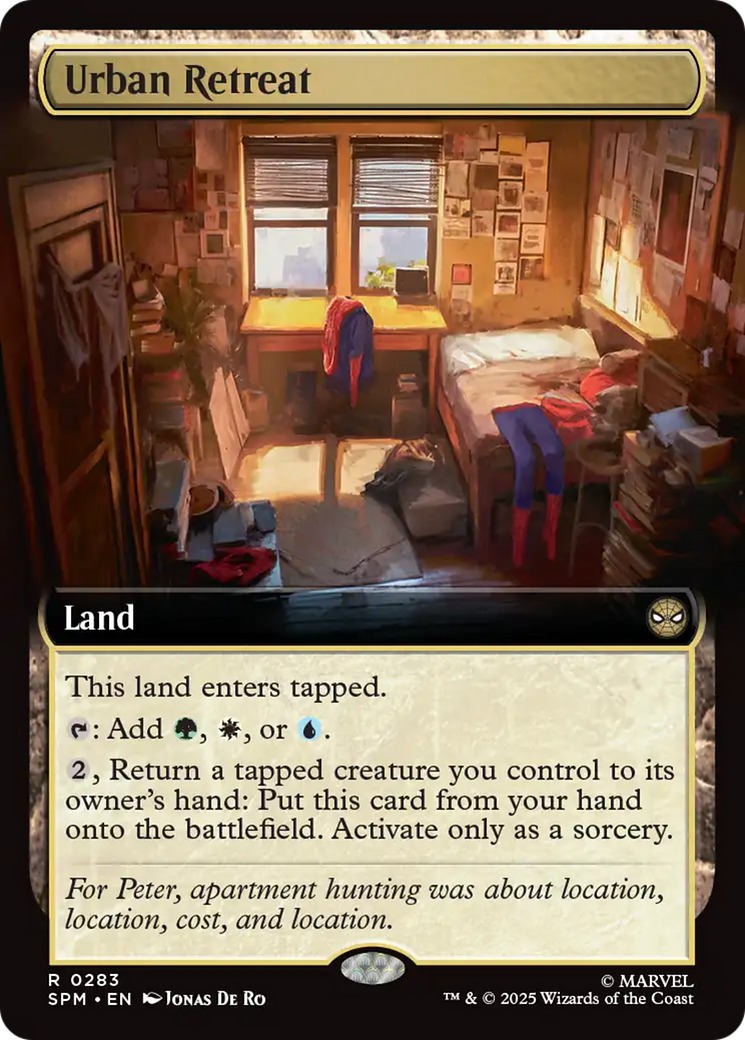 Urban Retreat (Extended Art) [Marvel's Spider-Man] - Magic: The Gathering - Card Brawlers | Quebec | Canada |