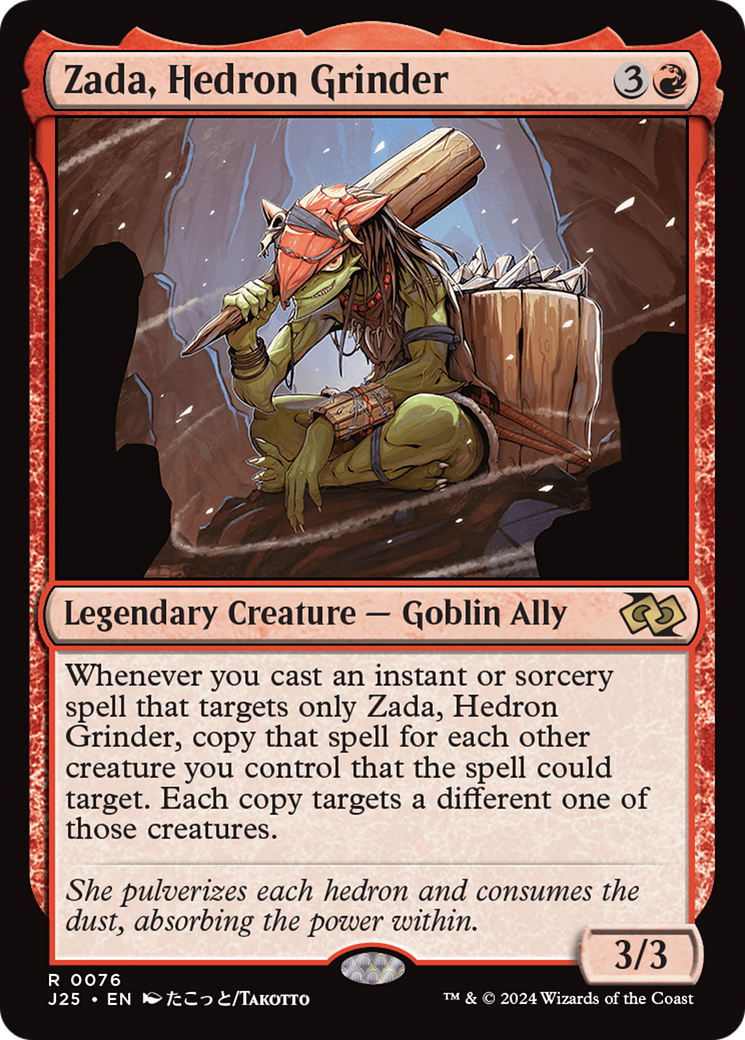 Zada, Hedron Grinder (Anime) [Foundations Jumpstart] - Magic: The Gathering - Card Brawlers | Quebec | Canada |