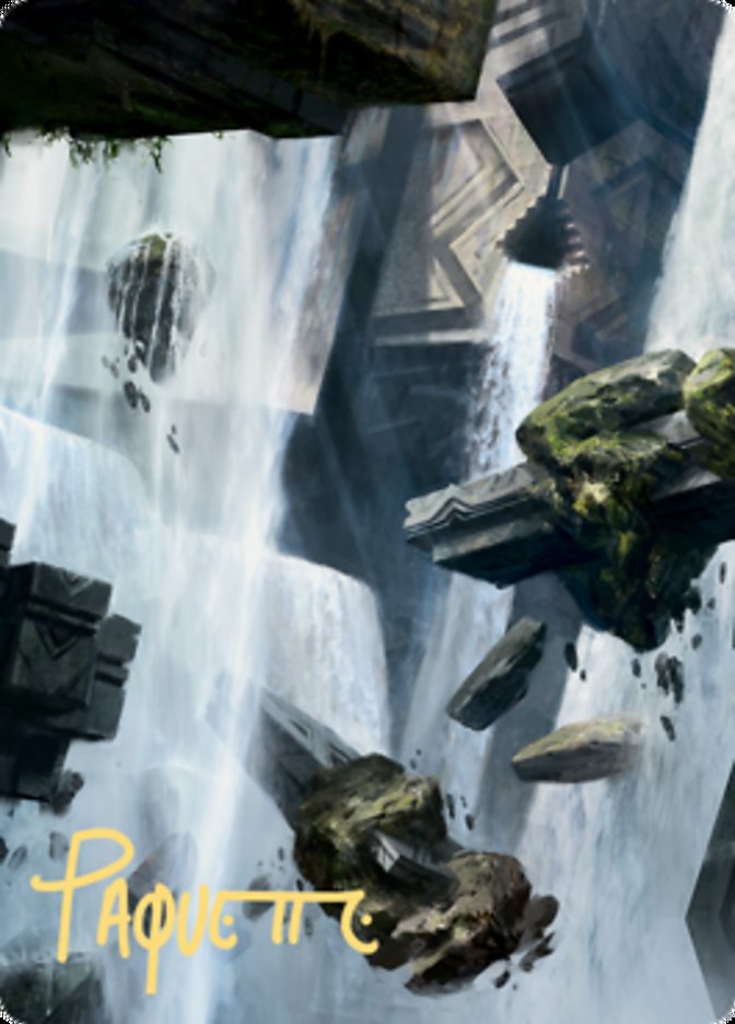 Island 1 Art Card (Gold-Stamped Signature) [Zendikar Rising Art Series] - Magic: The Gathering - Card Brawlers | Quebec | Canada |