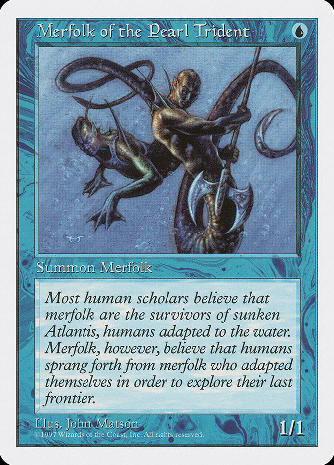 Merfolk of the Pearl Trident [Fifth Edition] - Magic: The Gathering - Card Brawlers | Quebec | Canada |