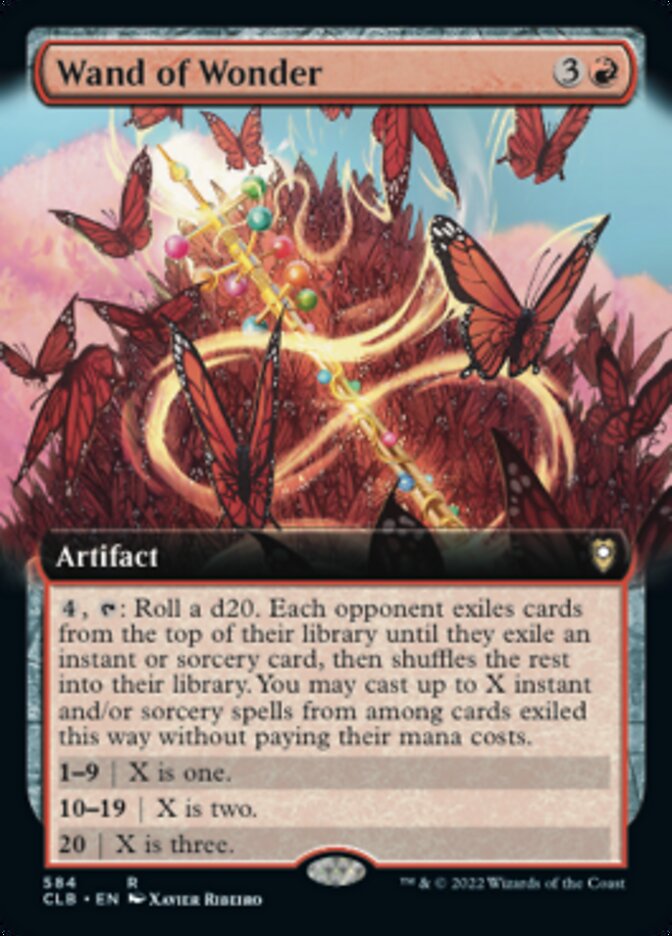 Wand of Wonder (Extended Art) [Commander Legends: Battle for Baldur's Gate] - Magic: The Gathering - Card Brawlers | Quebec | Canada |