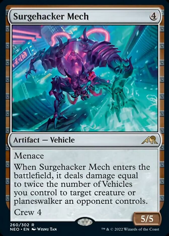 Surgehacker Mech [Kamigawa: Neon Dynasty] - Magic: The Gathering - Card Brawlers | Quebec | Canada |