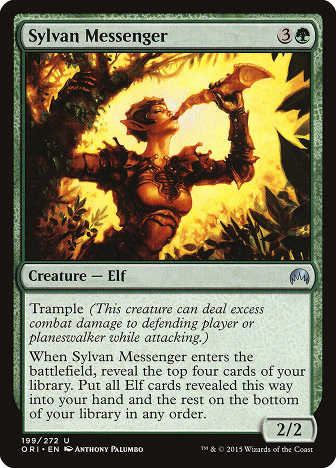 Sylvan Messenger [Magic Origins] - Magic: The Gathering - Card Brawlers | Quebec | Canada |