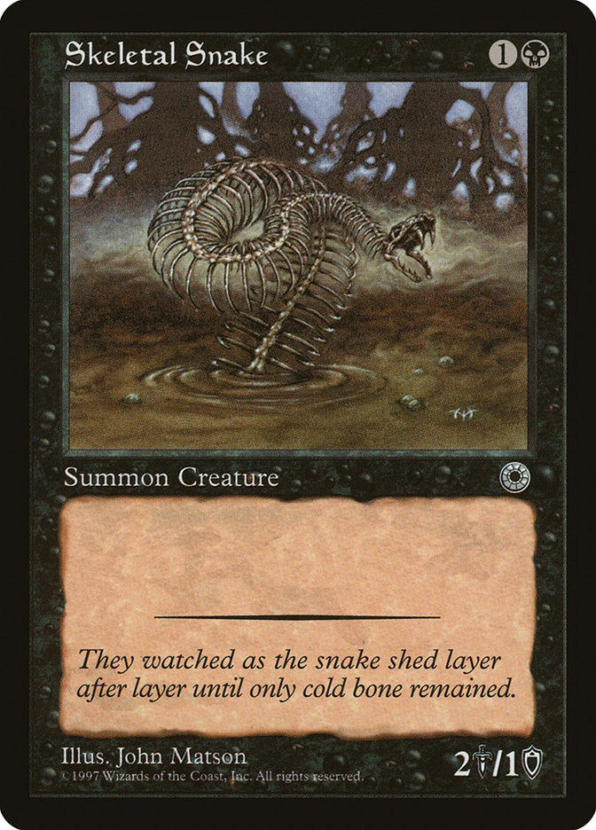 Skeletal Snake [Portal] - Magic: The Gathering - Card Brawlers | Quebec | Canada |