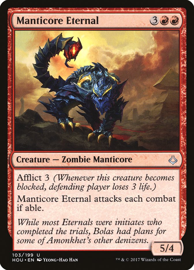 Manticore Eternal [Hour of Devastation] - Magic: The Gathering - Card Brawlers | Quebec | Canada |