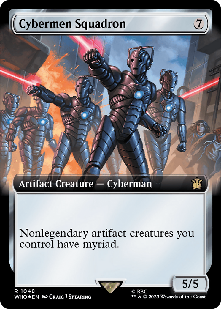 Cybermen Squadron (Extended Art) (Surge Foil) [Doctor Who] - Magic: The Gathering - Card Brawlers | Quebec | Canada |