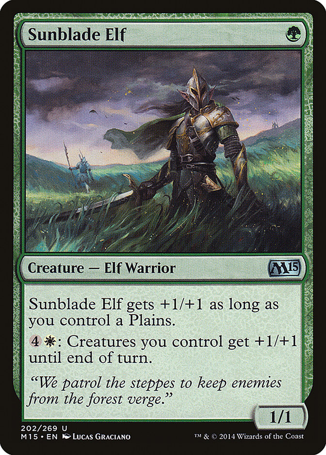 Sunblade Elf [Magic 2015] - Magic: The Gathering - Card Brawlers | Quebec | Canada |