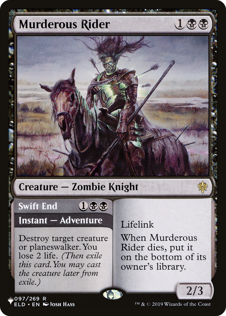 Murderous Rider [The List] - Magic: The Gathering - Card Brawlers | Quebec | Canada |