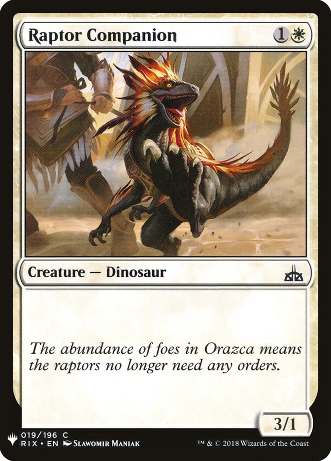 Raptor Companion [Mystery Booster] - Magic: The Gathering - Card Brawlers | Quebec | Canada |