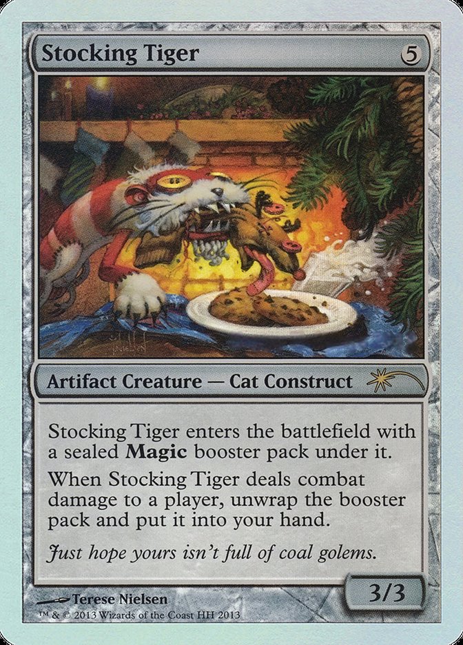 Stocking Tiger (No Date) [Happy Holidays] - Magic: The Gathering - Card Brawlers | Quebec | Canada |