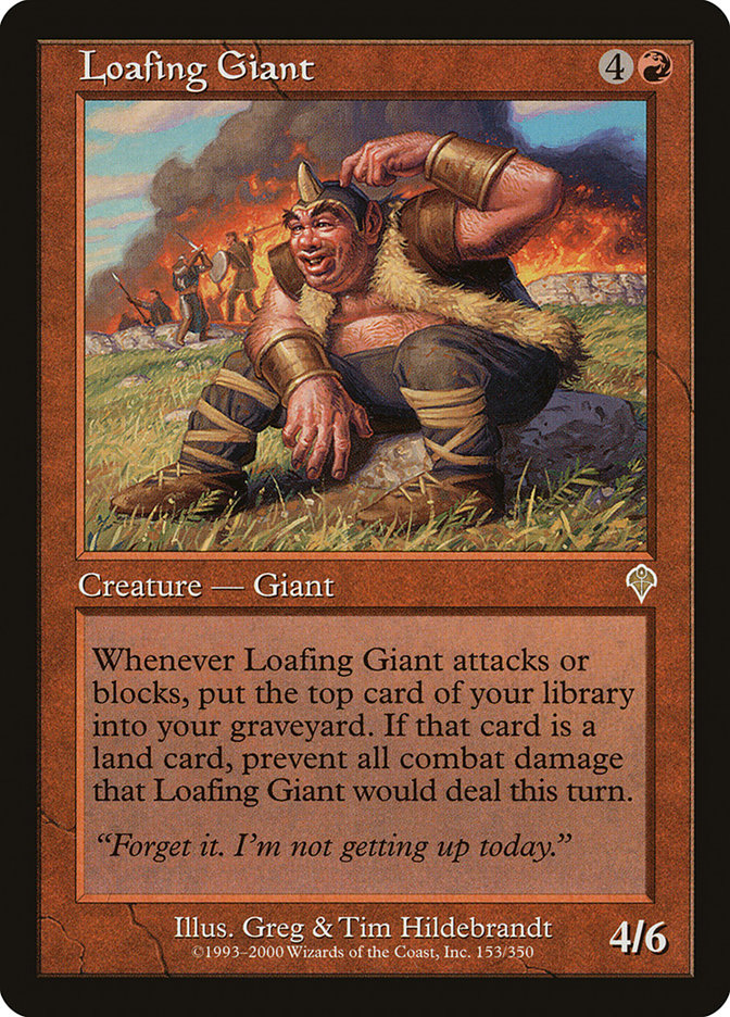 Loafing Giant [Invasion] - Magic: The Gathering - Card Brawlers | Quebec | Canada |