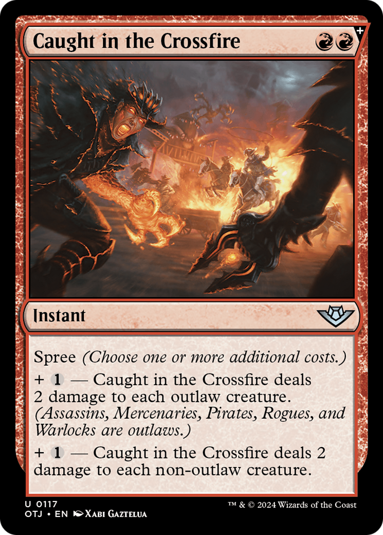 Caught in the Crossfire [Outlaws of Thunder Junction] - Magic: The Gathering - Card Brawlers | Quebec | Canada |