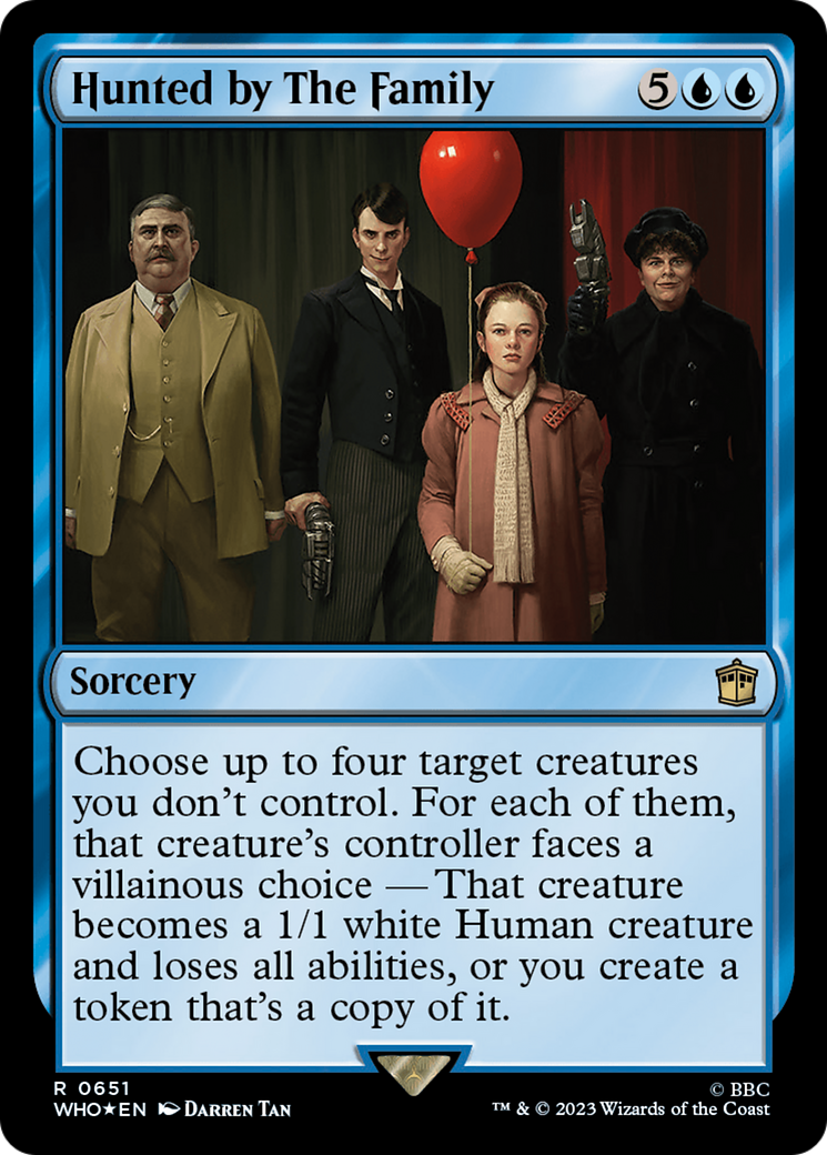 Hunted by The Family (Surge Foil) [Doctor Who] - Magic: The Gathering - Card Brawlers | Quebec | Canada |