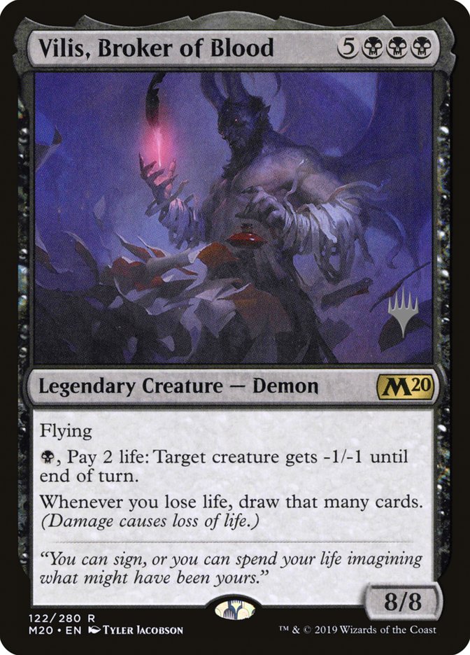 Vilis, Broker of Blood (Promo Pack) [Core Set 2020 Promos] - Magic: The Gathering - Card Brawlers | Quebec | Canada |