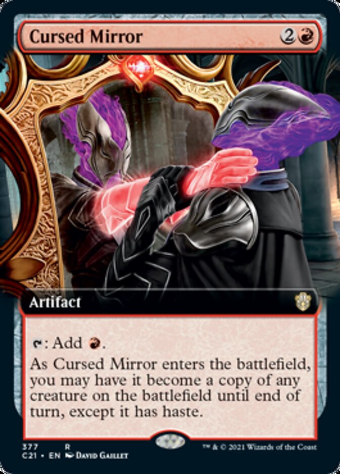 Cursed Mirror (Extended Art) [Commander 2021] - Magic: The Gathering - Card Brawlers | Quebec | Canada |