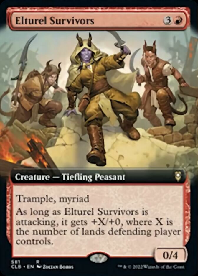Elturel Survivors (Extended Art) [Commander Legends: Battle for Baldur's Gate] - Magic: The Gathering - Card Brawlers | Quebec | Canada |