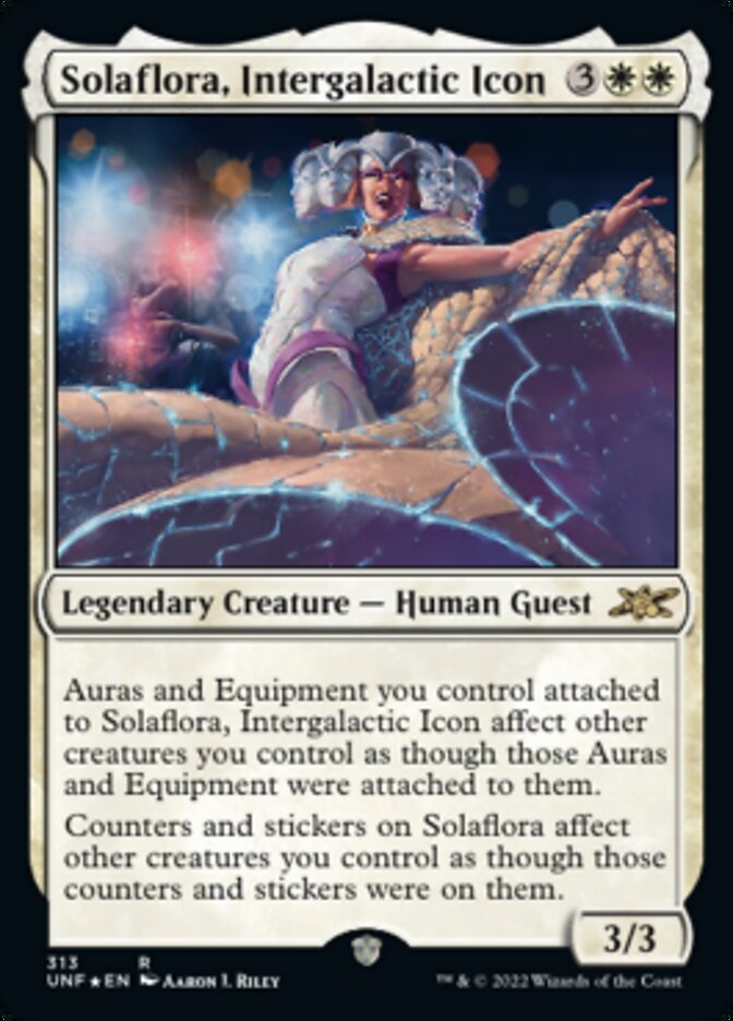 Solaflora, Intergalactic Icon (Galaxy Foil) [Unfinity] - Magic: The Gathering - Card Brawlers | Quebec | Canada |