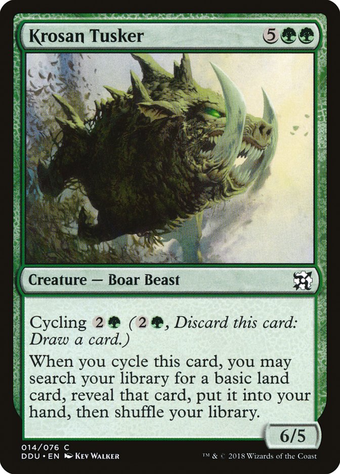 Krosan Tusker [Duel Decks: Elves vs. Inventors] - Magic: The Gathering - Card Brawlers | Quebec | Canada |