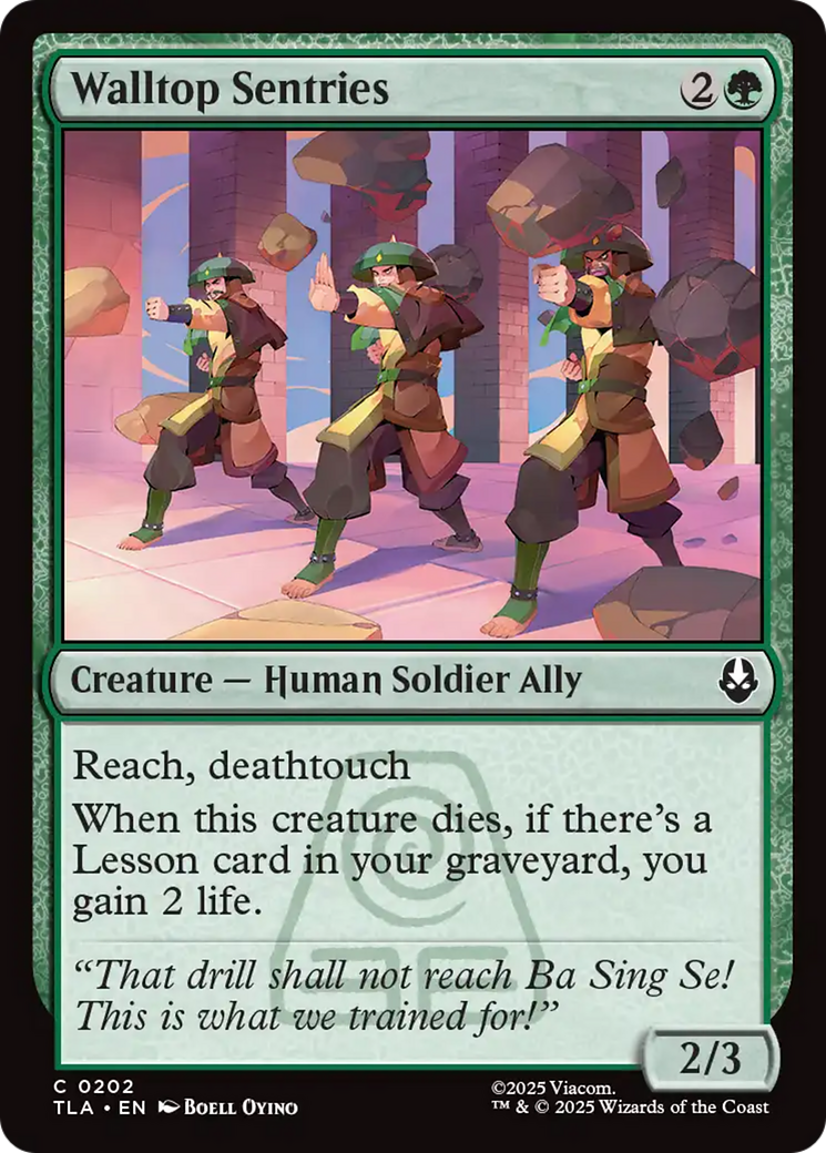 Walltop Sentries [Avatar: The Last Airbender] - Magic: The Gathering - Card Brawlers | Quebec | Canada |