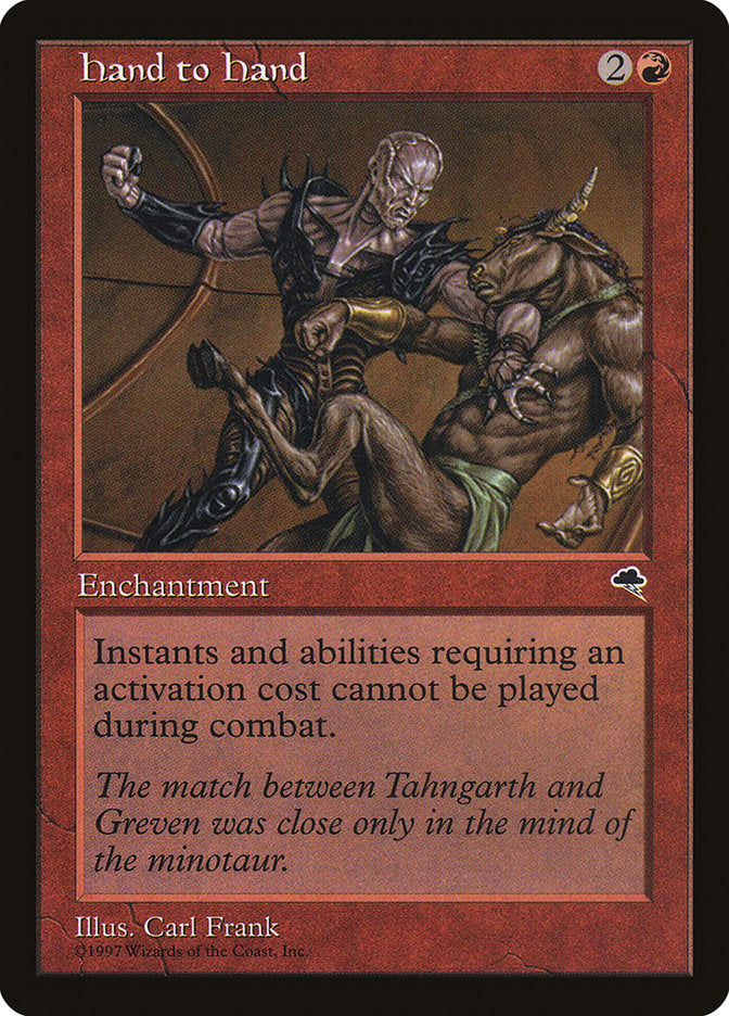 Hand to Hand [Tempest] - Magic: The Gathering - Card Brawlers | Quebec | Canada |