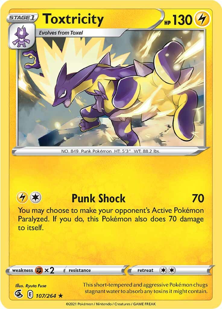 Toxtricity (107/264) [Sword & Shield: Fusion Strike] - Pokémon - Card Brawlers | Quebec | Canada |