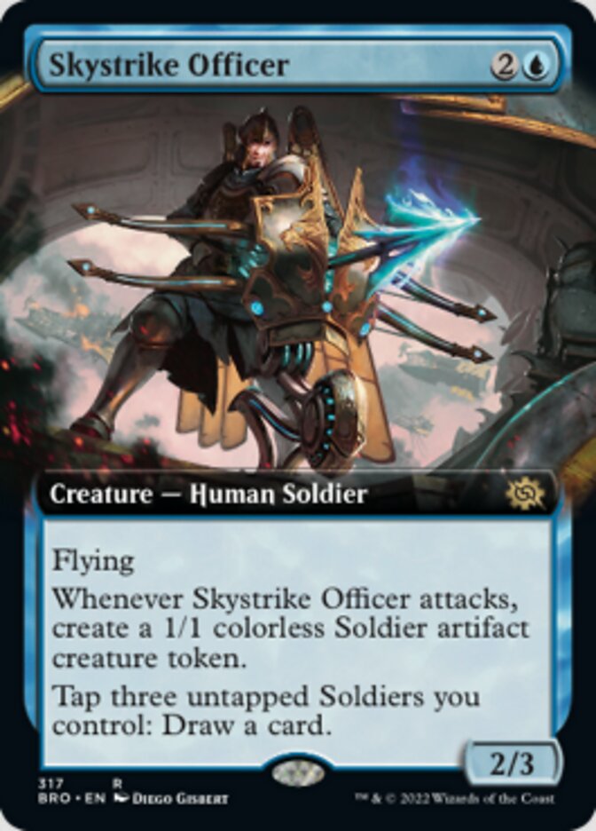 Skystrike Officer (Extended Art) [The Brothers' War] - Magic: The Gathering - Card Brawlers | Quebec | Canada |
