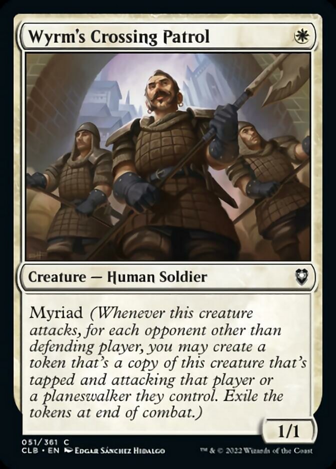 Wyrm's Crossing Patrol [Commander Legends: Battle for Baldur's Gate] - Magic: The Gathering - Card Brawlers | Quebec | Canada |