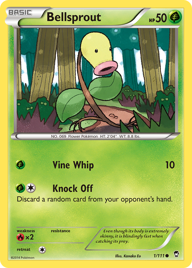 Bellsprout (1/111) [XY: Furious Fists] - Pokémon - Card Brawlers | Quebec | Canada |