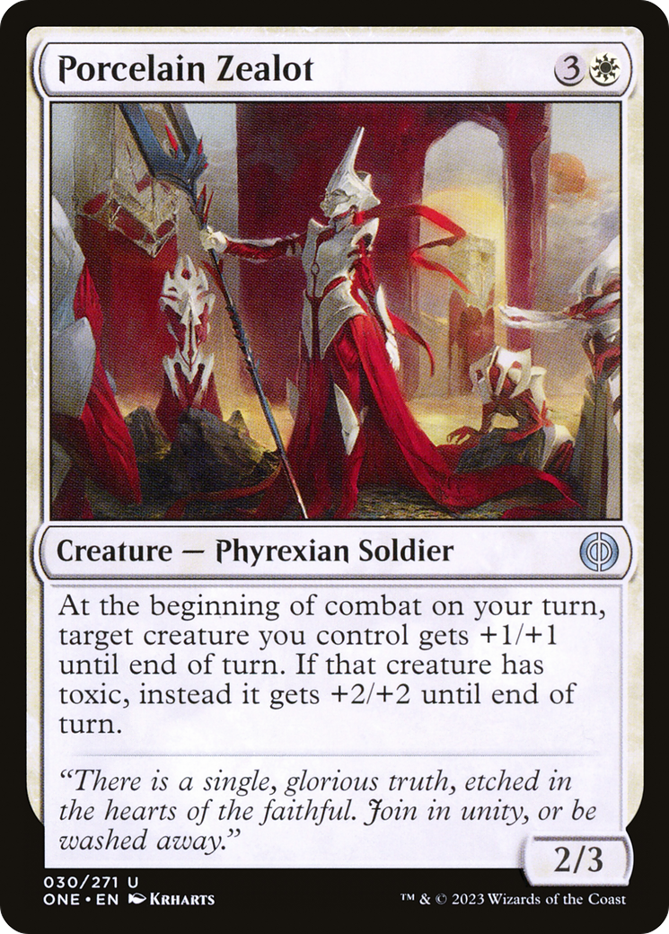 Porcelain Zealot [Phyrexia: All Will Be One] - Magic: The Gathering - Card Brawlers | Quebec | Canada |