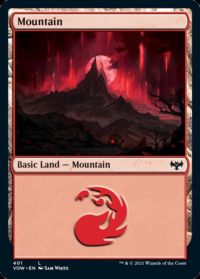 Mountain (401) [Innistrad: Crimson Vow] - Magic: The Gathering - Card Brawlers | Quebec | Canada |