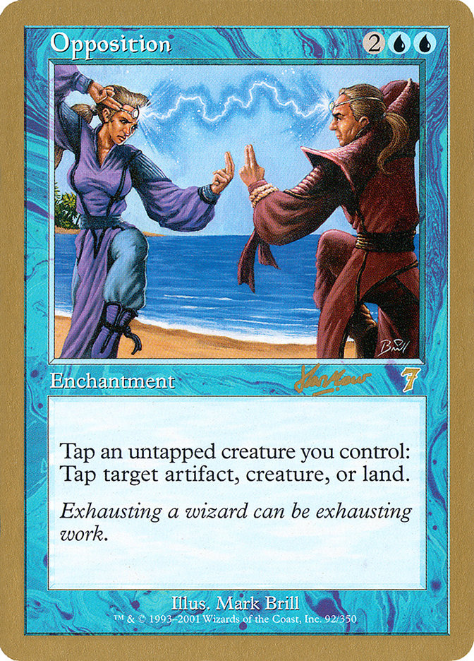 Opposition (Sim Han How) [World Championship Decks 2002] - Magic: The Gathering - Card Brawlers | Quebec | Canada |