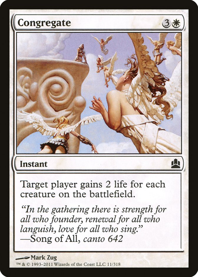 Congregate [Commander 2011] - Magic: The Gathering - Card Brawlers | Quebec | Canada |