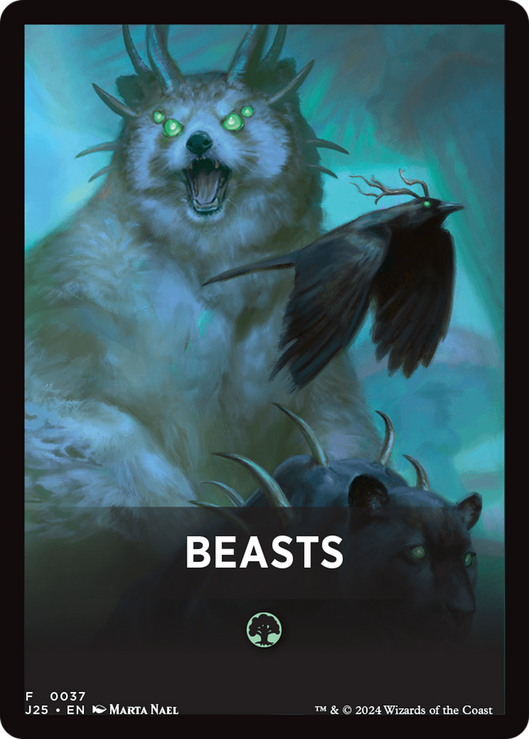 Beasts Theme Card [Foundations Jumpstart Front Cards] - Magic: The Gathering - Card Brawlers | Quebec | Canada |
