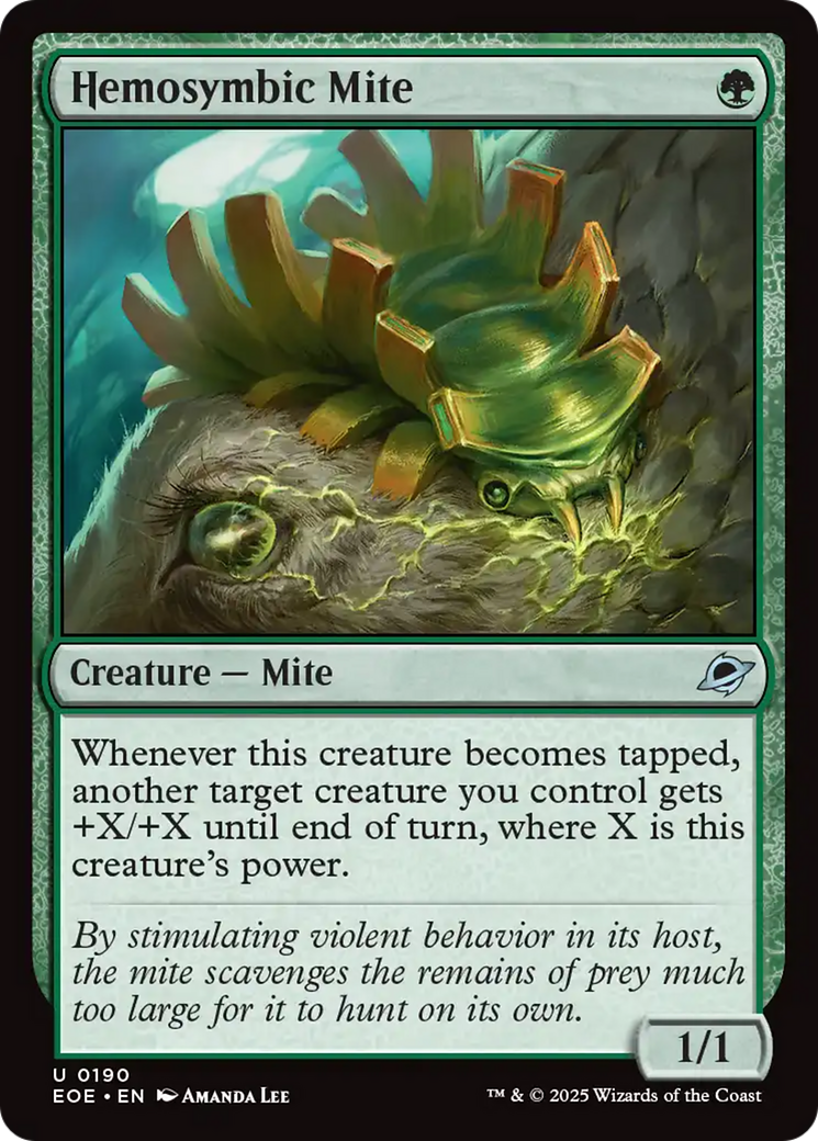 Hemosymbic Mite [Edge of Eternities] - Magic: The Gathering - Card Brawlers | Quebec | Canada |