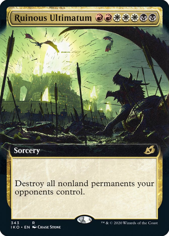 Ruinous Ultimatum (Extended Art) [Ikoria: Lair of Behemoths] - Magic: The Gathering - Card Brawlers | Quebec | Canada |