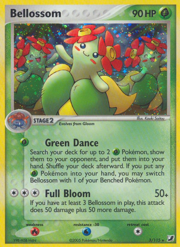 Bellossom (3/115) [EX: Unseen Forces] - Pokémon - Card Brawlers | Quebec | Canada |