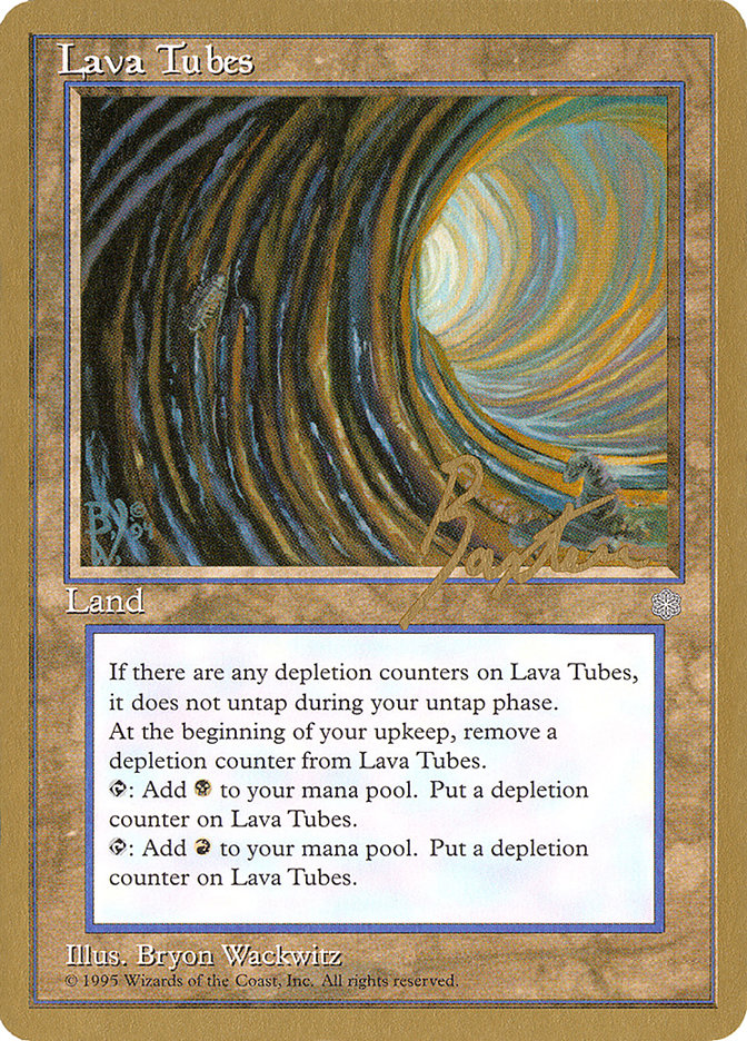 Lava Tubes (George Baxter) [Pro Tour Collector Set] - Magic: The Gathering - Card Brawlers | Quebec | Canada |